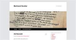 Desktop Screenshot of bertrandsoulier.fr